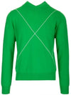 Contrast Stitch Wool Knit Top Paraket - BOTTEGA VENETA - BALAAN 1