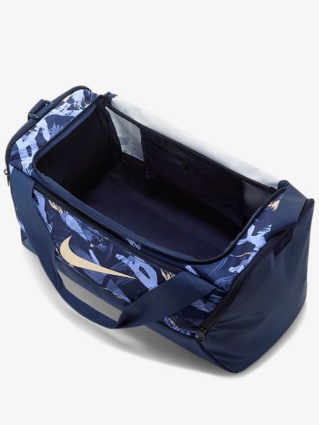 Brasilia Print Duffel Bag Navy - NIKE - BALAAN 4