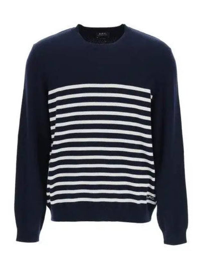 Matthew Cashmere Sweatshirt Navy - A.P.C. - BALAAN 2