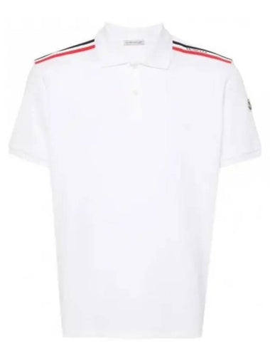 24 8A00020 89A16 002 Logo Patch Polo Shirt - MONCLER - BALAAN 1