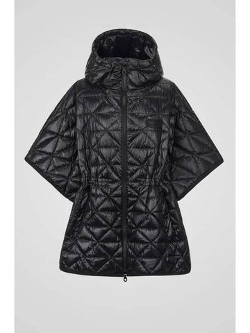 Euripide N Black Women s Short Sleeve Down Jacket - DUVETICA - BALAAN 1