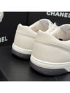 Calfskin Low Top Sneakers White - CHANEL - BALAAN 9