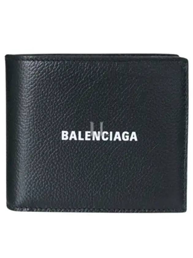 Logo Print Half Wallet Black - BALENCIAGA - BALAAN 2