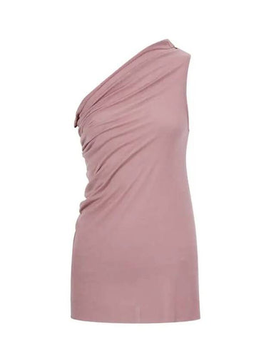 WOMEN Uncut Shoulder Sleeveless Top Indian Pink - RICK OWENS - BALAAN 1