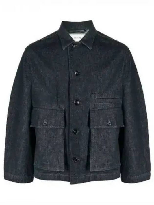 Boxy Denim Jacket Indigo - LEMAIRE - BALAAN 2