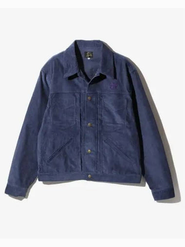 Penny Jean Corduroy Jacket C PE 14W Navy PU216 - NEEDLES - BALAAN 1