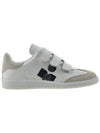 Beth Logo Leather Low Top Sneakers White - ISABEL MARANT - BALAAN 3