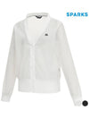 V-neck small logo cardigan jumper SO1LTJ005 - SPARKS - BALAAN 1