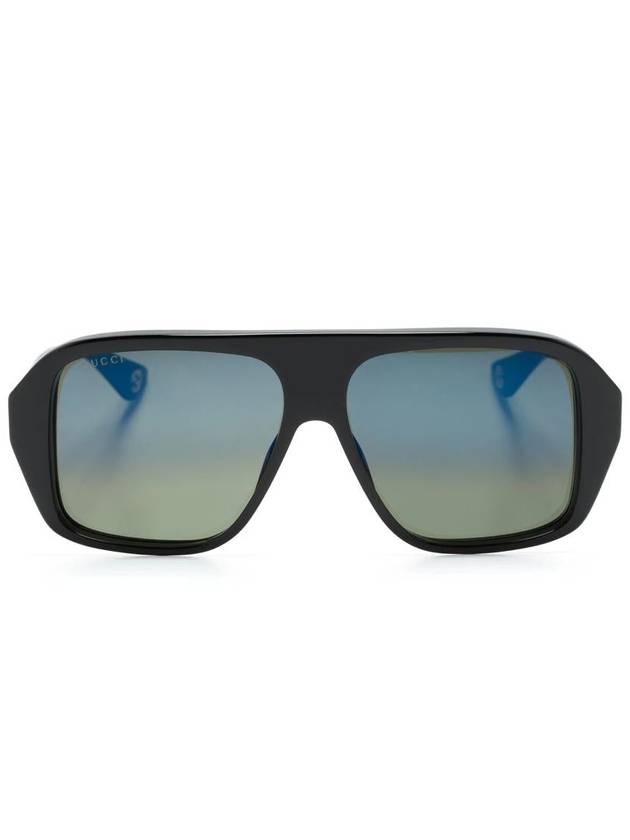 sunglasses BLACK GREEN - GUCCI - BALAAN 2