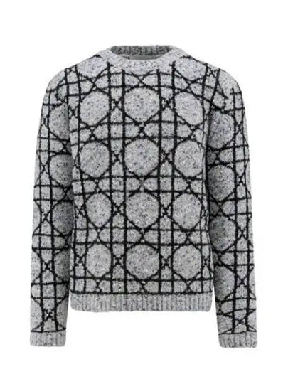 Cotton Cashmere Knit Top Grey - DIOR - BALAAN 2