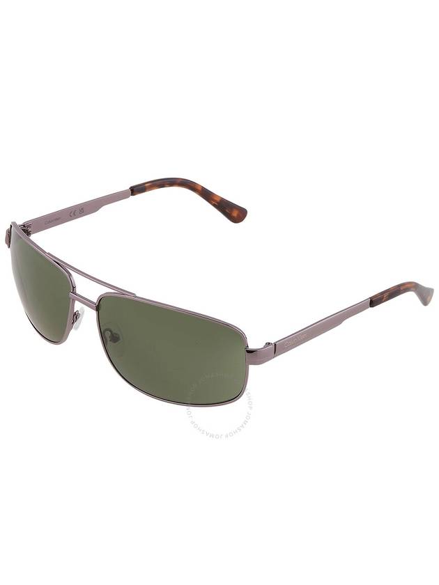 Calvin Klein Green Navigator Men's Sunglasses CK22123S 051 63 - CALVIN KLEIN - BALAAN 3