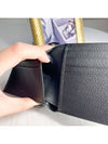 Vitello Triangle Logo Half Wallet Black - PRADA - BALAAN 9