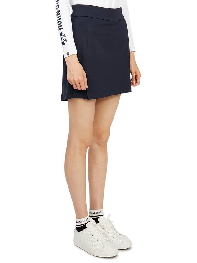 Women's Amelie Mid Golf Skirt Navy - J.LINDEBERG - BALAAN 4