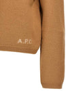 Mila Merino Wool Cardigan Camel - A.P.C. - BALAAN 5