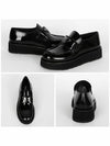 Brushed Leather Loafers Black - PRADA - BALAAN 3