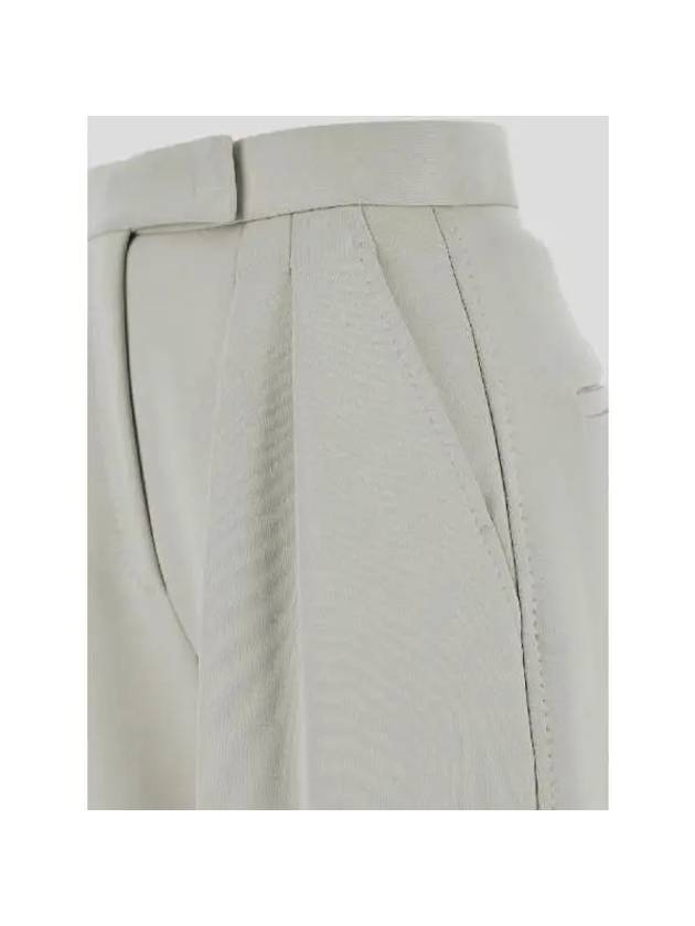 Zigna Pleated Wide Pants White - MAX MARA - BALAAN 4