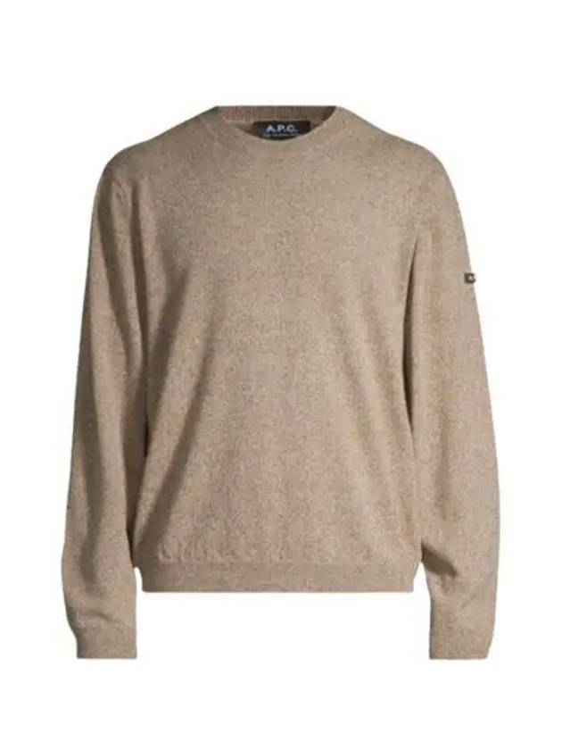 Laurent Merino Wool Knit Top Heather Chestnut Brown - A.P.C. - BALAAN 2