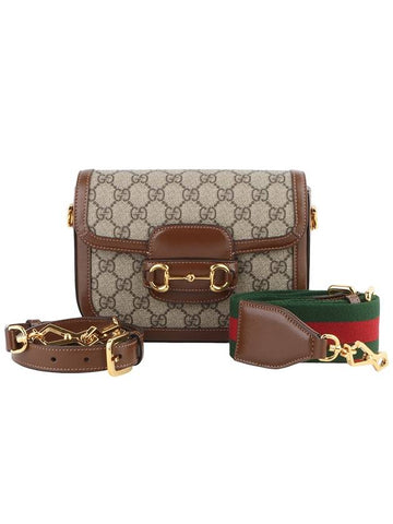 658574 GG Supreme Horsebit 1955 Mini Cross Bag 33461Y - GUCCI - BALAAN 1