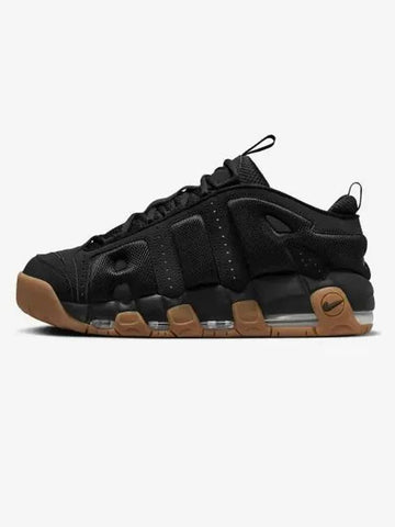 Air More Uptempo Low M Black Gum Medium Brown FZ3055 003 - NIKE - BALAAN 1