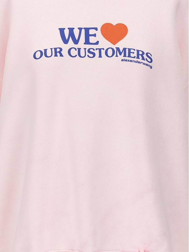 Alexander Wang 'We Love Our Customers' Sweatshirt - ALEXANDER WANG - BALAAN 4