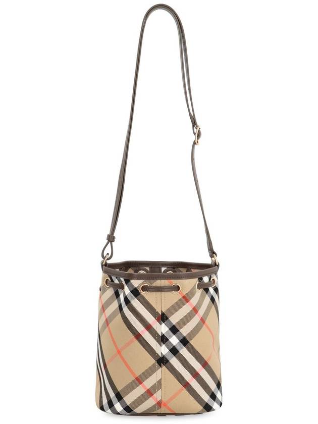 Check Bucket Bag Beige - BURBERRY - BALAAN 4