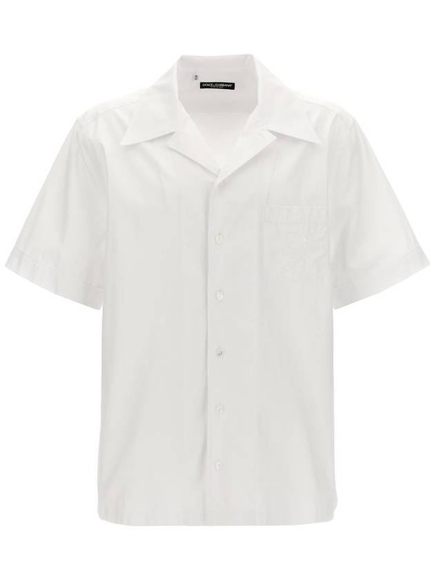 Dolce & Gabbana Logo Embroidery Shirt - DOLCE&GABBANA - BALAAN 1