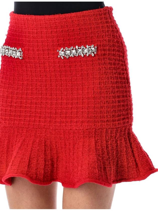 KNIT MINI SKIRT - SELF PORTRAIT - BALAAN 3