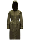 Hiengu Rain Coat Olive Green - MONCLER - BALAAN.