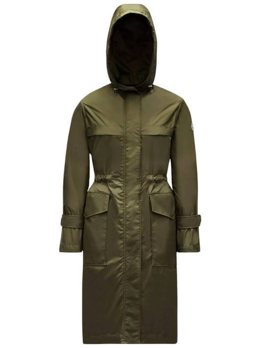 Hiengu Rain Coat Olive Green - MONCLER - BALAAN 1