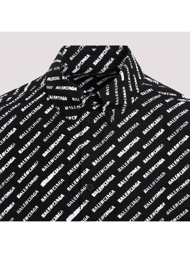 long sleeve shirt BLACK WHITE - BALENCIAGA - BALAAN 5