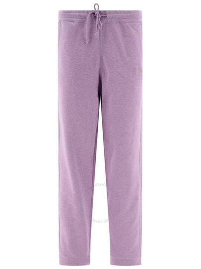 Organic Cotton Track Pants Purple - GANNI - BALAAN 2