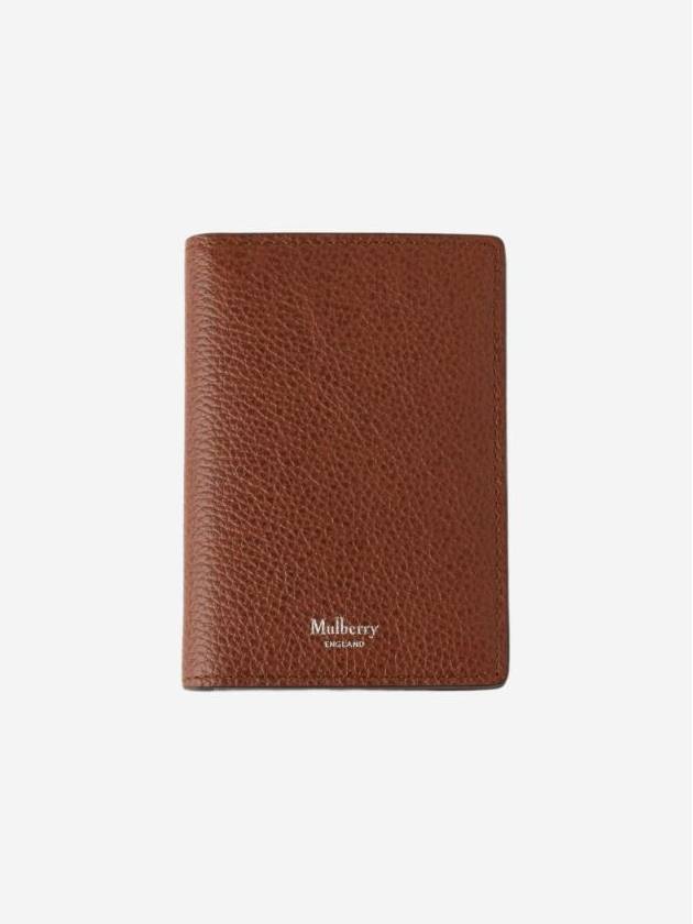 Heritage Vertical Two Tone Card Wallet Oak - MULBERRY - BALAAN 1