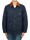 Kenning Quilting  Logo Patch Jacket Navy - BARBOUR - BALAAN 2