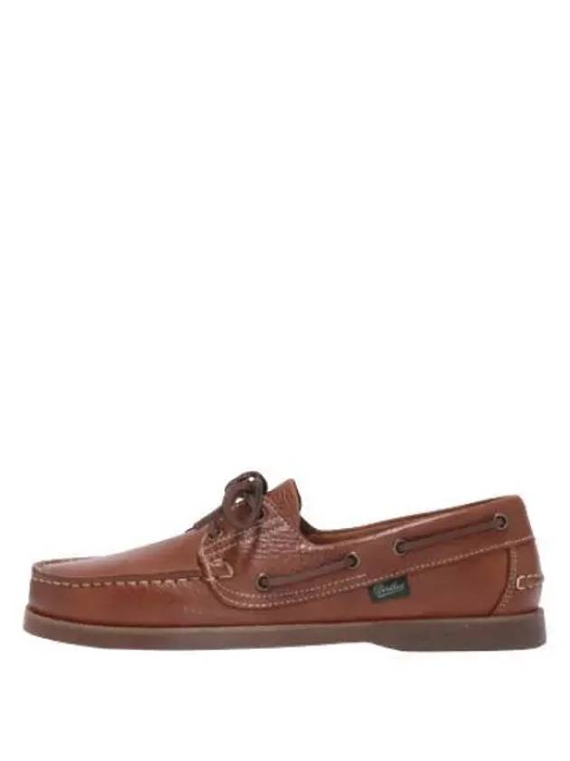 Barth Leather Boat Loafers Brown - PARABOOT - BALAAN 2