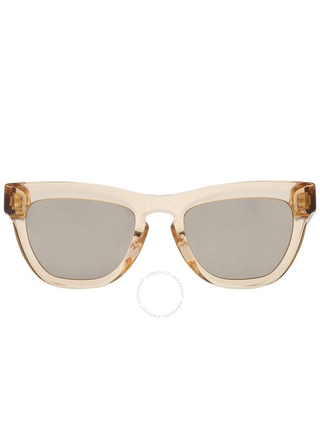 Burberry Light Brown Mirrored Gold Square Ladies Sunglasses BE4415U 40635A 52 - BURBERRY - BALAAN 1