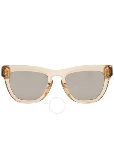 Burberry Light Brown Mirrored Gold Square Ladies Sunglasses BE4415U 40635A 52 - BURBERRY - BALAAN 1