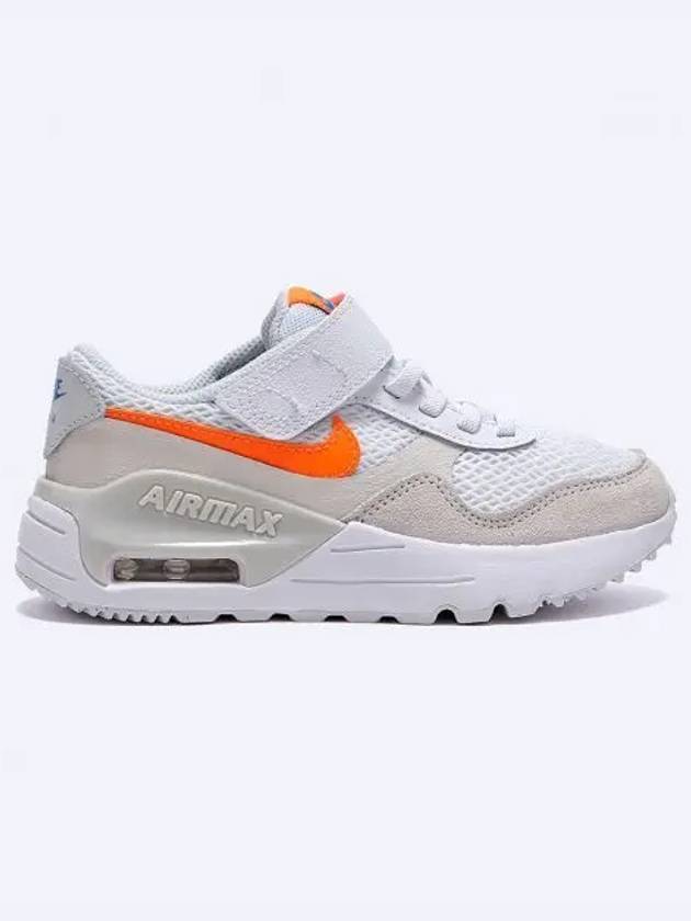 Kids Air Max System Sneakers Orange White - NIKE - BALAAN 2