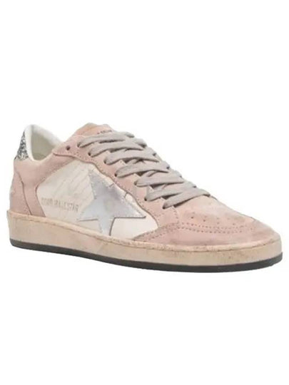 Ball Star Double Quarter Low Top Sneakers Powder Pink - GOLDEN GOOSE - BALAAN 2