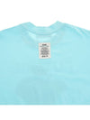 Men's Earth Apple Motif Cotton Short Sleeve T-Shirt Blue - MSGM - BALAAN 8