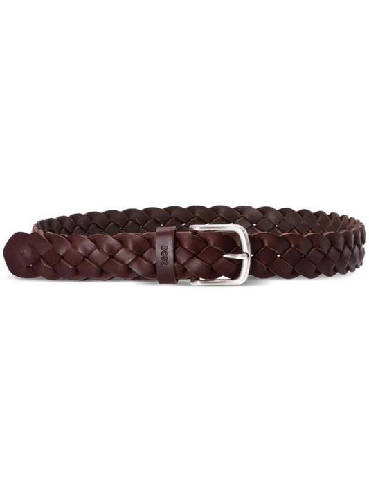 braided leather belt 50512746 - HUGO BOSS - BALAAN 1
