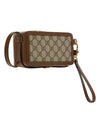 GG Mini Saffiano Leather Coated Canvas Retro Bag Brown - GUCCI - BALAAN 4