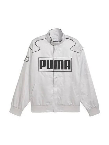 Archive Seasonal Relaxed Racer Jacket Grey - PUMA - BALAAN 1