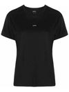 Women's Jade Logo Short Sleeve T-Shirt Black - A.P.C. - BALAAN 1