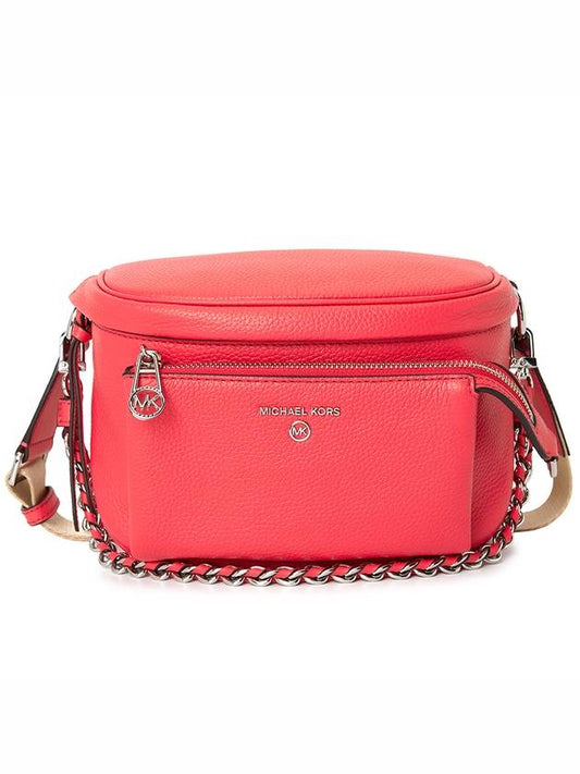 Slater Medium Pebbled Leather Sling Bag Pink - MICHAEL KORS - BALAAN 2