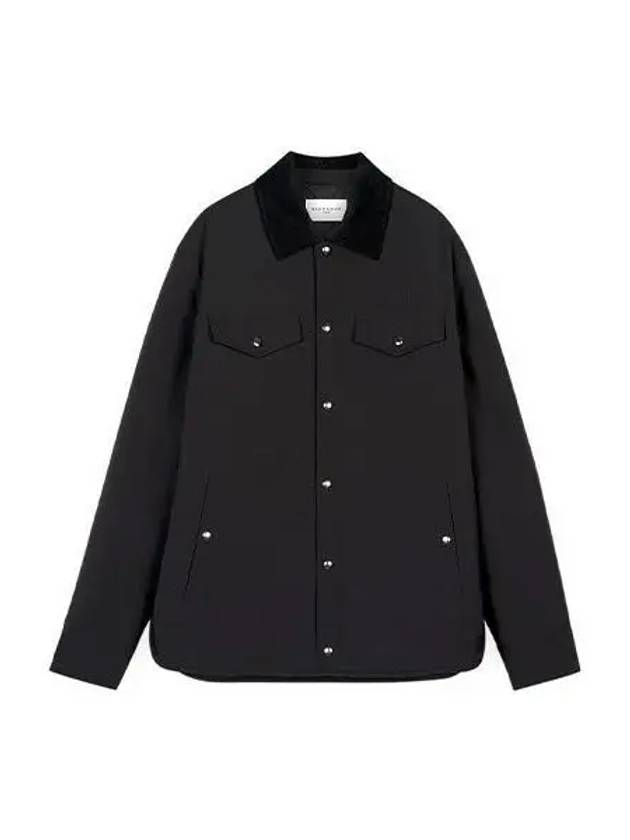 jacket padded black - MAISON KITSUNE - BALAAN 1