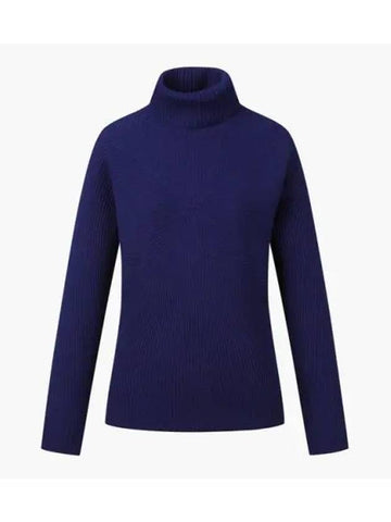 GOLF Women s Mix Tissue High Neck Knit - DESCENTE - BALAAN 1