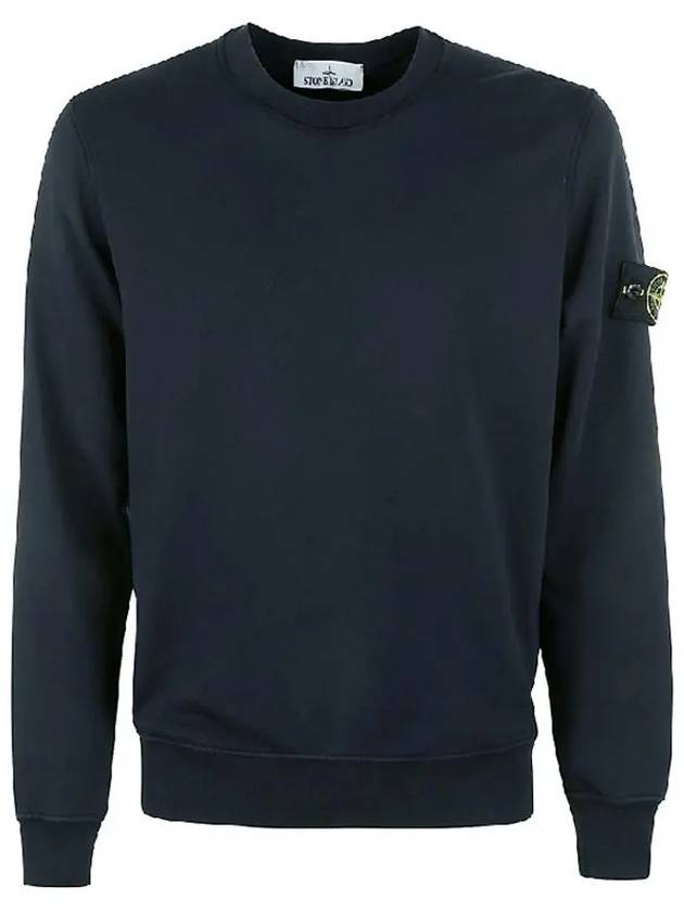 Wappen Patch Crew Neck Sweatshirt Navy - STONE ISLAND - BALAAN 3