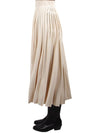 Weekend 24SS Women's Kiku Skirt Ivory KIKU 001 - MAX MARA - BALAAN 4