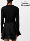 Bea Cropped Cardigan Black - VIVIENNE WESTWOOD - BALAAN 7