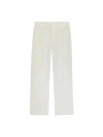 Lucien twill trousers OFFWHITE off white - PALMES - BALAAN 1